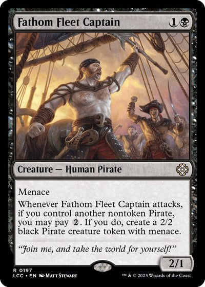 Fathom Fleet Captain (Commander: The Lost Caverns of Ixalan) Light Play