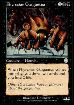 Phyrexian Gargantua (Apocalypse) Light Play