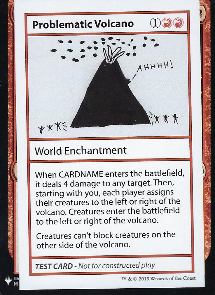 Problematic Volcano (Mystery Booster Test Print) Near Mint
