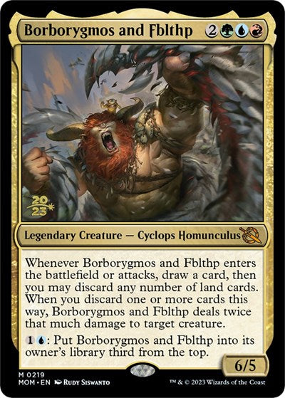 Borborygmos and Fblthp (Promos: Prerelease Cards) Light Play Foil