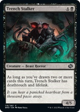 Trench Stalker (The Brothers' War) Near Mint Foil