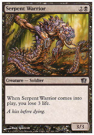 Serpent Warrior (8th Edition) Medium Play