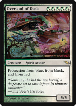 Oversoul of Dusk (Shadowmoor) Medium Play Foil