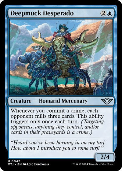 Deepmuch Desperado (Outlaws of Thunder Junction) Near Mint Foil