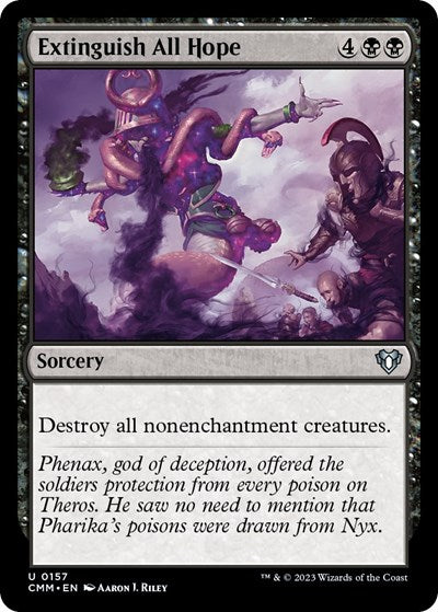 Extinguish All Hope (Commander Masters) Near Mint Foil