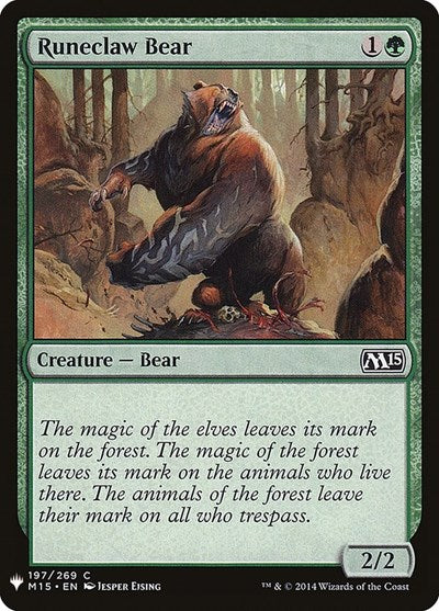 Runeclaw Bear (Mystery Booster) Near Mint