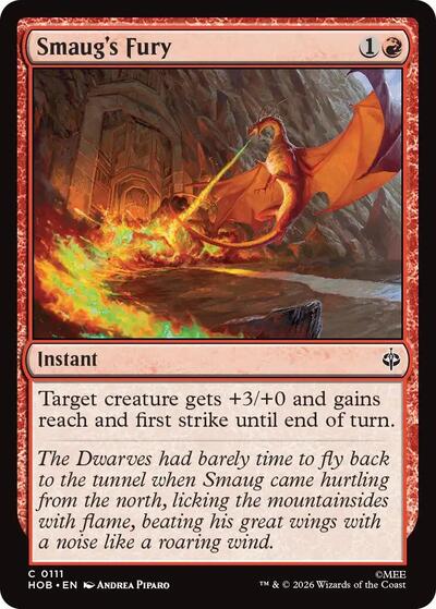 Smaug's Fury (The Hobbit) Near Mint Foil