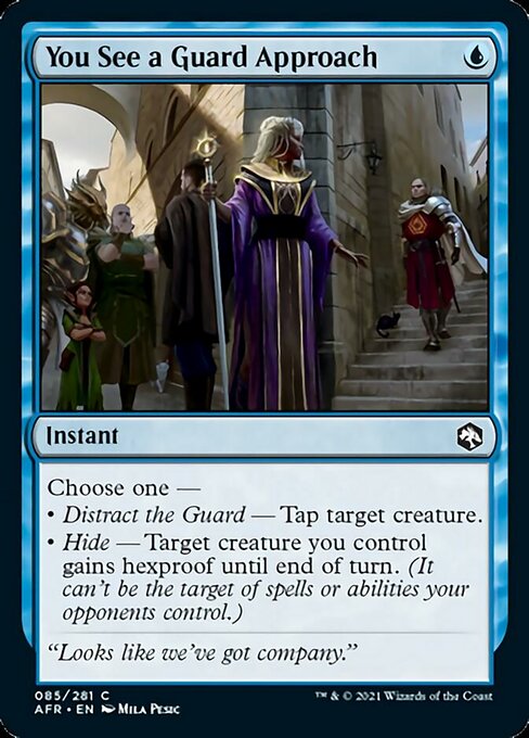 You See a Guard Approach (Adventures in the Forgotten Realms) Medium Play Foil