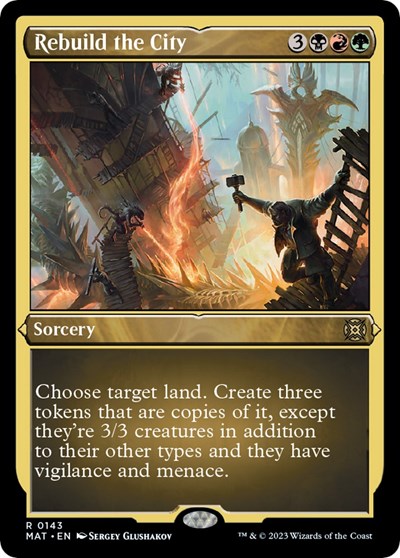 Rebuild the City  Foil Etched|20|0|0.00