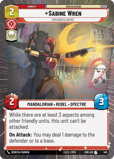 Sabine Wren Explosives Artist (Hyperspace) (Spark of Rebellion) Near Mint