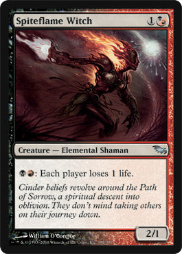 Spiteflame Witch (Shadowmoor) Light Play Foil