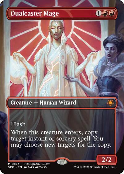 Dualcaster Mage (Borderless) (Special Guests) Near Mint Foil