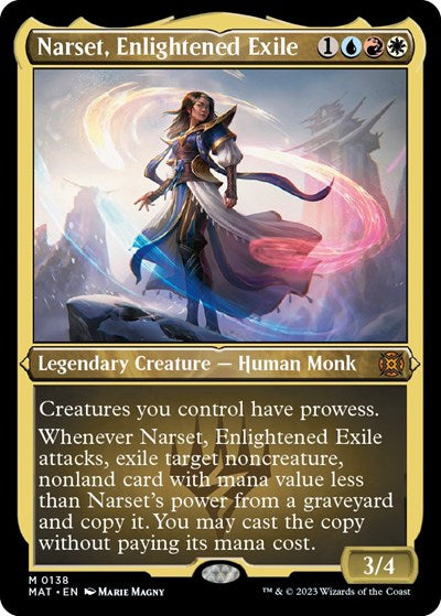 Narset, Enlightened Exile (Foil Etched) (March of the Machine: The Aftermath) Near Mint Foil