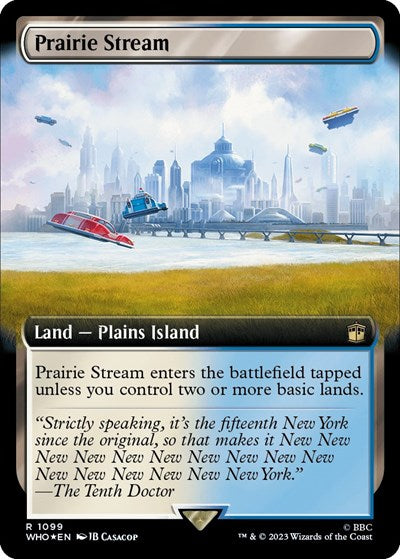 Prairie Stream (Extended Art) (Surge Foil) (Universes Beyond: Doctor Who) Near Mint Foil