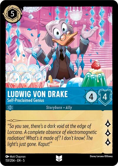 Ludwig Von Drake - Self-Proclaimed Genius (Shimmering Skies) Near Mint