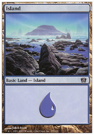 Island (335) (8th Edition) Near Mint