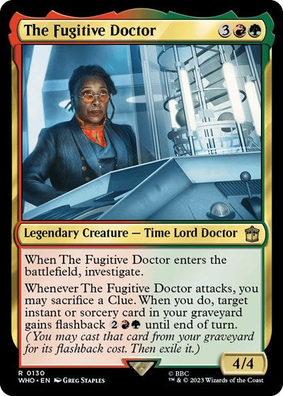 The Fugitive Doctor (Universes Beyond: Doctor Who) Near Mint Foil