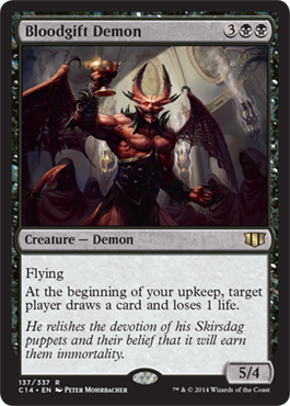 Bloodgift Demon (Commander 2014 Edition) Light Play