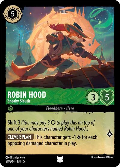 Robin Hood - Sneaky Sleuth (Shimmering Skies) Near Mint