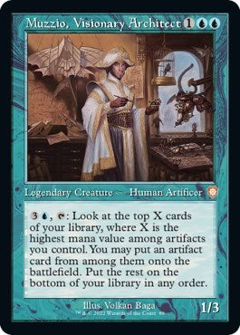 Muzzio, Visionary Architect (Commander: The Brothers' War) Light Play