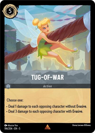 Tug-of-War (Shimmering Skies) Near Mint Cold Foil