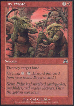 Lay Waste (Onslaught) Medium Play