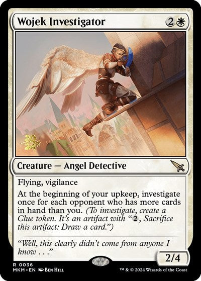 Wojek Investigator (Promos: Prerelease Cards) Light Play Foil