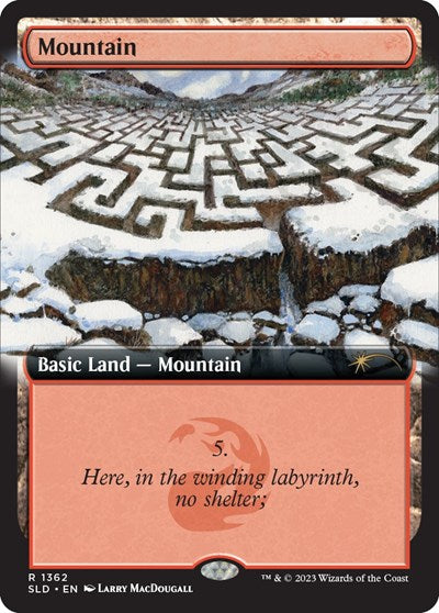 Mountain (1362) (Secret Lair) Near Mint