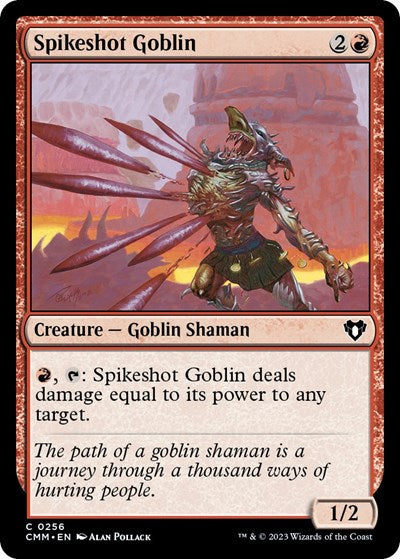 Spikeshot Goblin (Commander Masters) Light Play Foil