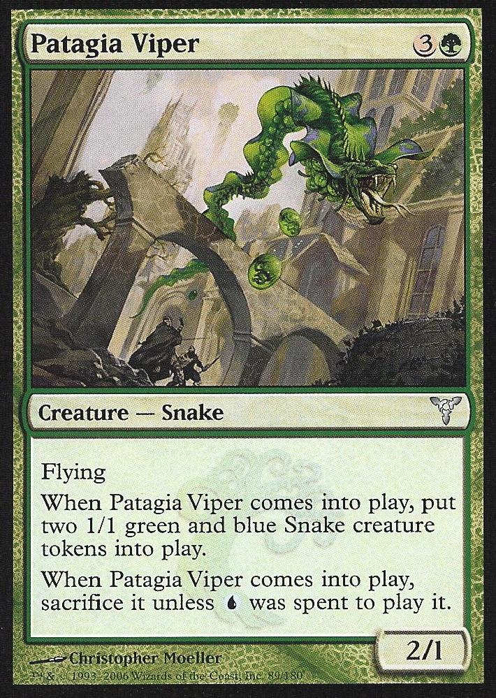 Patagia Viper (Dissension) Near Mint Foil