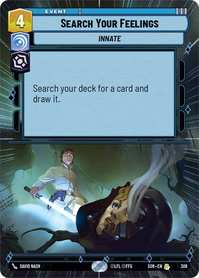 Search Your Feelings (Hyperspace) (Spark of Rebellion) Near Mint Foil