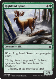 Highland Game (Khans of Tarkir) Medium Play Foil