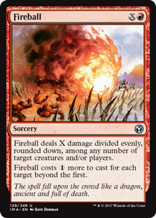 Fireball (Iconic Masters) Light Play Foil