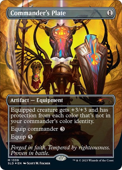 Commander's Plate (Secret Lair) Near Mint Foil