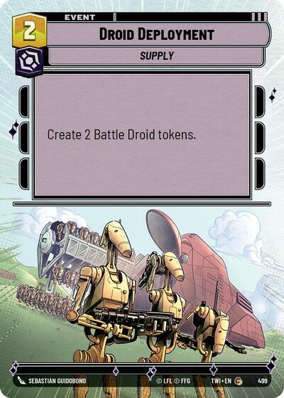 Droid Deployment (Hyperspace) (Twilight of the Republic) Near Mint
