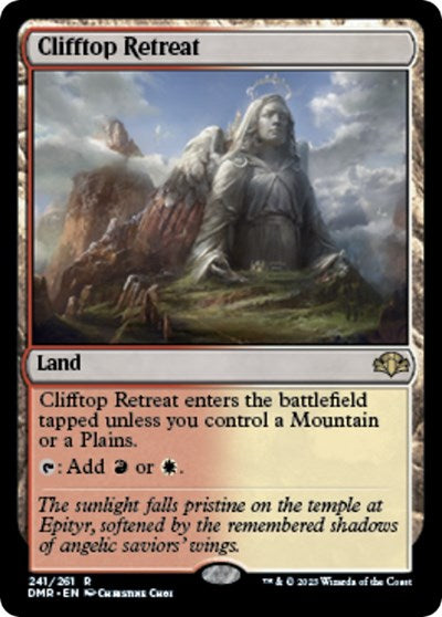 Clifftop Retreat (Dominaria Remastered) Light Play Foil