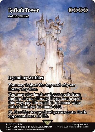 Kefka's Tower - Bolas's Citadel (Showcase) (Universes Beyond: FINAL FANTASY: Through the Ages) Near Mint Foil