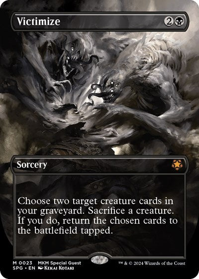 Victimize (Borderless) (Special Guests) Near Mint Foil