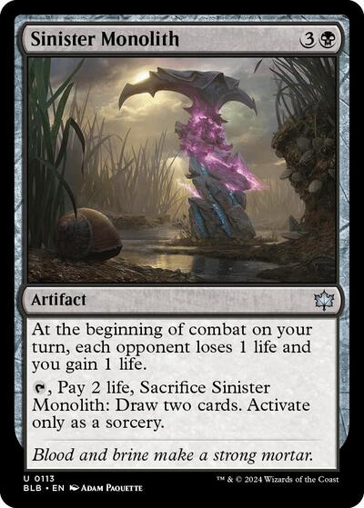 Sinister Monolith|18|0|0.00