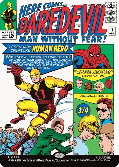 Daredevil  Man Without Fear  Borderless   0398|7|0|0.00