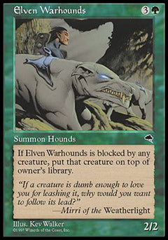 Elven Warhounds (Tempest) Near Mint