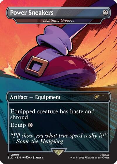 Power Sneakers - Lightning Greaves (Secret Lair) Near Mint