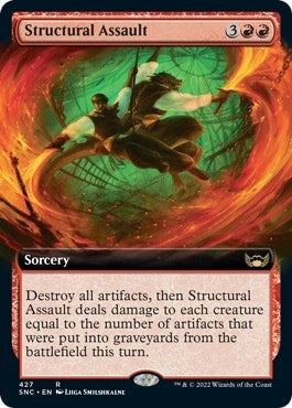 Structural Assault (Extended Art) (Streets of New Capenna) Light Play