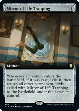 Mirror of Life Trapping (Extended Art) (Commander Legends: Battle for Baldur's Gate) Near Mint Foil