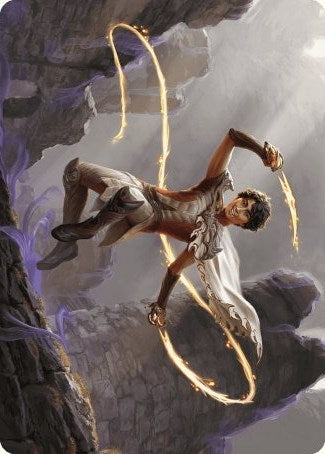 Kellan, the Fae-Blooded Art Card (Art Series: Wilds of Eldraine) Near Mint