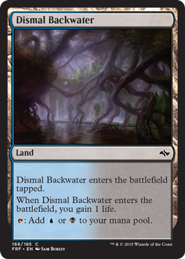 Dismal Backwater (Fate Reforged) Medium Play Foil