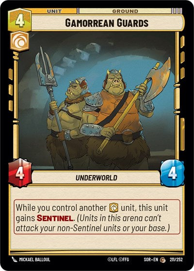 Gamorrean Guards (Spark of Rebellion) Near Mint Foil