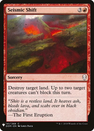 Seismic Shift (Mystery Booster) Near Mint