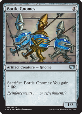 Bottle Gnomes (Commander 2014 Edition) Light Play