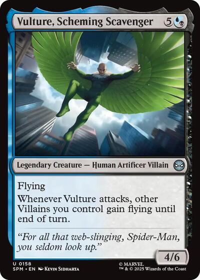 Vulture, Scheming Scavenger (Marvel's Spider-Man) Light Play Foil